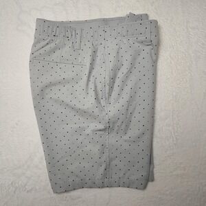 Under Armour Shorts Mens 36 Gray Golf Performance Stretch Dot Chino Tech 1377303